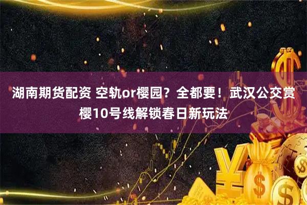 湖南期货配资 空轨or樱园？全都要！武汉公交赏樱10号线解锁春日新玩法